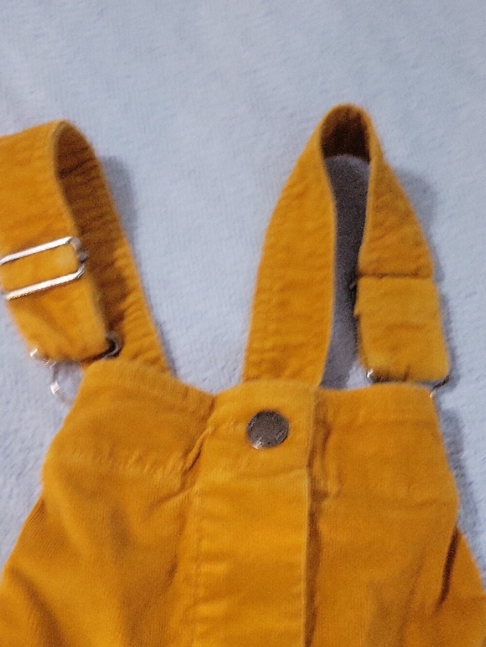 Joe Fresh Mustard Corduroy Overall Dress - Picture 3 of 11